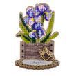 Wooden Bead Embroidery Kit &ndash; &ldquo;Irises In A Pot&rdquo; FLK-412 FLK-412 photo 6