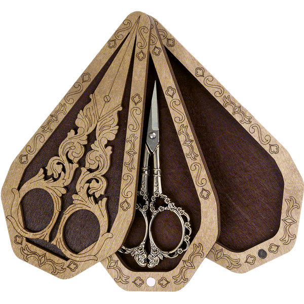 Scissors Case (inside size 6.5 &times; 14 cm, &ldquo;Double-Layer&rdquo;) FLZB(N)-018