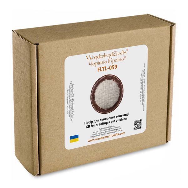 Pincushion Kit &ndash; &ldquo;Round with Box&rdquo; FLTL-059
