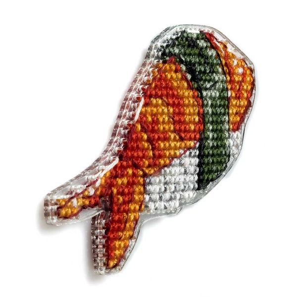 Plastic Cross-Stitch Kit &ndash; "Shrimp Sushi" (Double-Sided) FLX-086