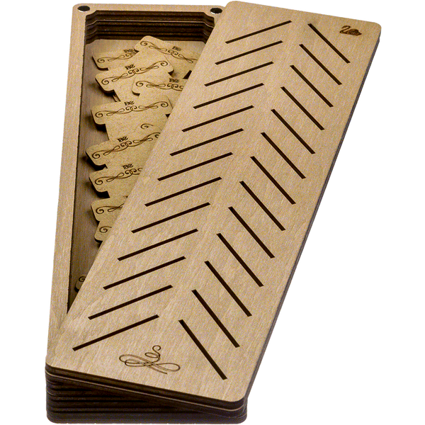 Bobbin Organizer Box &ndash; &ldquo;Light Rectangular&rdquo; + 28 bobbins FLZB(N)-041