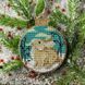 Wooden Bead Embroidery Kit &ndash; &ldquo;Christmas Ornament &ndash; Forest Bunny&rdquo; FLK-462 FLK-462 photo 1