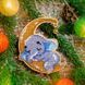 Wooden Bead Embroidery Kit &ndash; &ldquo;Moonlit Dreams &ndash; Elephant&rdquo; FLK-506 FLK-506 photo 1