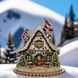 Wooden Cross-Stitch Kit &ndash; &ldquo;Winter Cottage&rdquo; FLW-046 FLW-046 photo 1