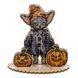 Wooden Cross-Stitch Kit &ndash; &ldquo;Halloween Sphinx&rdquo; FLW-054 FLW-054 photo 3