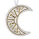 Faux Leather Bead Embroidery Kit &ndash; &ldquo;Crescent Moon Christmas Ornament&rdquo; (Double-Sided) FLBB-128 White FLBB-128 photo 5