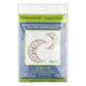 Faux Leather Bead Embroidery Kit &ndash; &ldquo;Crescent Moon Christmas Ornament&rdquo; (Double-Sided) FLBB-128 White FLBB-128 photo 6