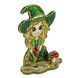 Wooden Cross-Stitch Kit &ndash; &ldquo;Little Witch In Green&rdquo; FLW-071 FLW-071 photo 4
