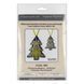 Faux Leather Cross-Stitch Kit &ndash; &ldquo;Christmas Tree Ornament&rdquo; (Double-Sided) FLHL-083 Blue FLHL-083 photo 6