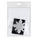 Plastic Embroidery Blank &ndash; &ldquo;Snowflake&rdquo; FLBE(PL)-006 FLBE(PL)-006 photo 4