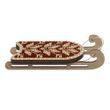 Wooden Bead Embroidery Kit &ndash; &ldquo;Sled Ornament &ndash; Golden Red Pattern&rdquo; FLK-468 FLK-468 photo 6