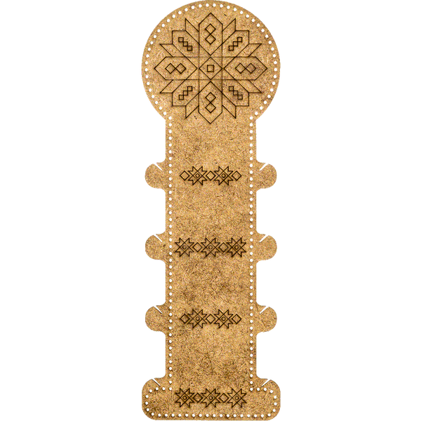 Wooden Embroidery Blank &ndash; &ldquo;Floss Bobbin&rdquo; FLHW-006