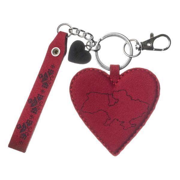 Faux Leather Cross-Stitch Kit &ndash; &ldquo;Bag Charm &ndash; Kyiv Region&rdquo; FLHL-150