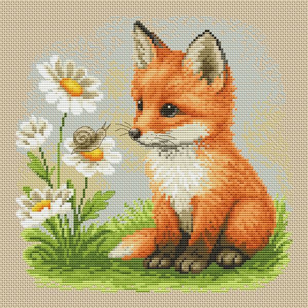 Cross-Stitch Pattern &ndash; "Daisy for a Friend" WLP-058