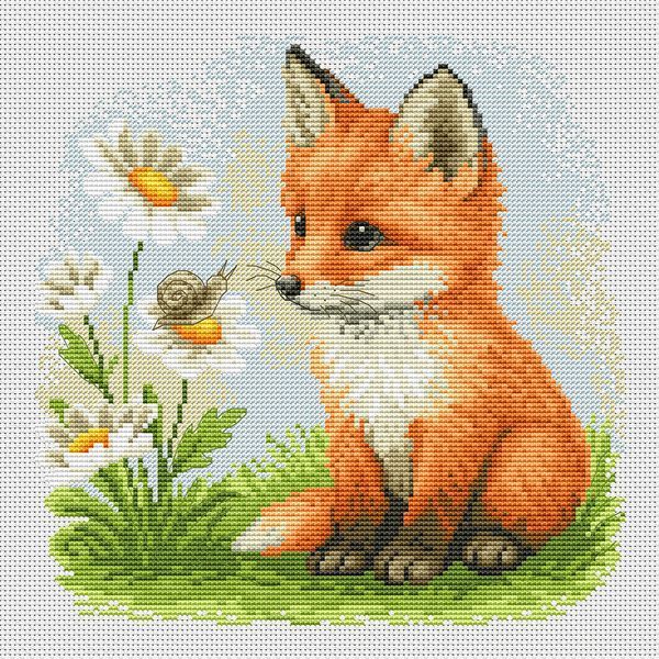 Cross-Stitch Pattern &ndash; "Daisy for a Friend" WLP-058