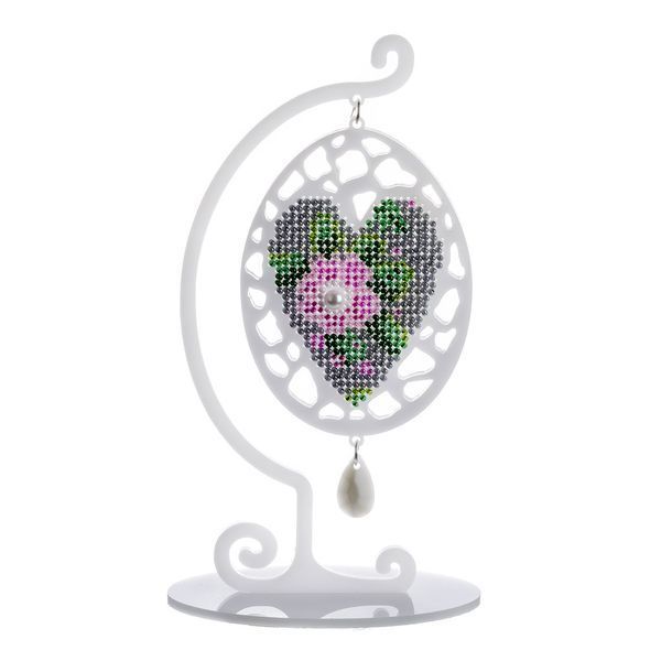 Bead Embroidery Kit (Plastic Base) &ndash; &ldquo;Easter Egg Hanging&rdquo; FLPL-111