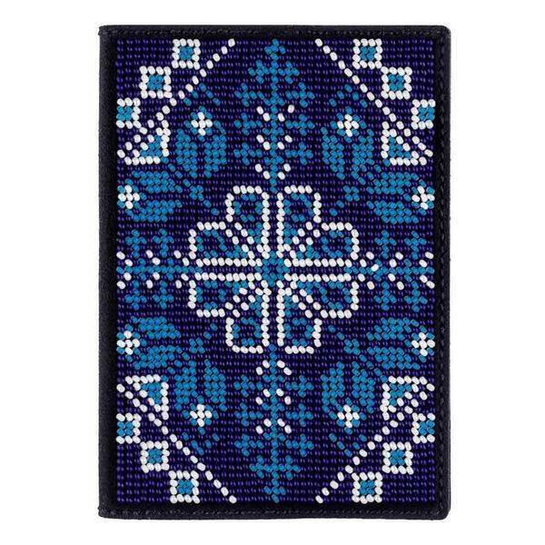 Faux Leather Bead Embroidery Kit &ndash; &ldquo;Passport Cover&rdquo; FLBB-055 Black