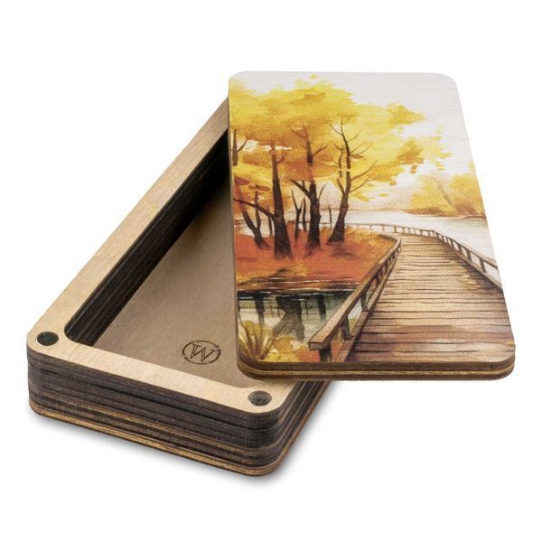 Magnetic Needle Case Large &ndash; &ldquo;Autumn Bridge&rdquo; FLZB(N)-146