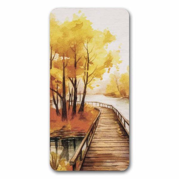 Magnetic Needle Case Large &ndash; &ldquo;Autumn Bridge&rdquo; FLZB(N)-146