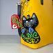Faux Leather Bead Embroidery Kit &ndash; &ldquo;Bag Charm Cat Hugs&rdquo; FLBB-181 FLBB-181 photo 1