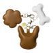 Faux Leather Bead Embroidery Kit &ndash; &ldquo;Bag Charm Brown Bulldog&rdquo; FLBB-190 FLBB-190 photo 4