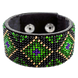 Faux Leather Bead Embroidery Kit &ndash; &ldquo;Bracelet&rdquo; (3 &times; 22 cm) FLBB-019 Black FLBB-019 photo 3