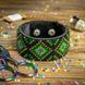 Faux Leather Bead Embroidery Kit &ndash; &ldquo;Bracelet&rdquo; (3 &times; 22 cm) FLBB-019 Black FLBB-019 photo 1