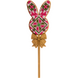 Wooden Bead Embroidery Topper &ndash; &ldquo;Bunny&rdquo; FLK-186 FLK-186 photo 2