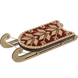 Wooden Bead Embroidery Kit &ndash; &ldquo;Sled Ornament &ndash; Golden Red Pattern&rdquo; FLK-468 FLK-468 photo 2
