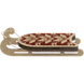 Wooden Bead Embroidery Kit &ndash; &ldquo;Sled Ornament &ndash; Golden Red Pattern&rdquo; FLK-468 FLK-468 photo 4