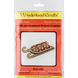 Wooden Bead Embroidery Kit &ndash; &ldquo;Sled Ornament &ndash; Golden Red Pattern&rdquo; FLK-468 FLK-468 photo 5