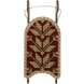 Wooden Bead Embroidery Kit &ndash; &ldquo;Sled Ornament &ndash; Golden Red Pattern&rdquo; FLK-468 FLK-468 photo 3
