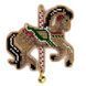 Wooden Bead Embroidery Kit &ndash; &ldquo;Christmas Ornament &ndash; Forest Horse&rdquo; FLK-512 FLK-512 photo 4