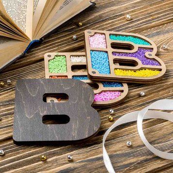Bead Organizer &ndash; &ldquo;Letter В (Alphabet)&rdquo; FLZB-123(В)