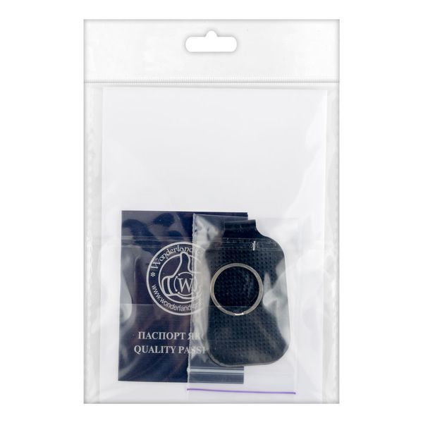 Faux Leather Embroidery Blank &ndash; &ldquo;Keychain&rdquo; FLBE(BB)-071 Blue