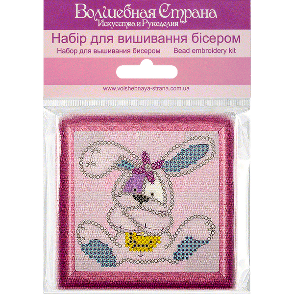 Bead embroidery magnet FLA-037