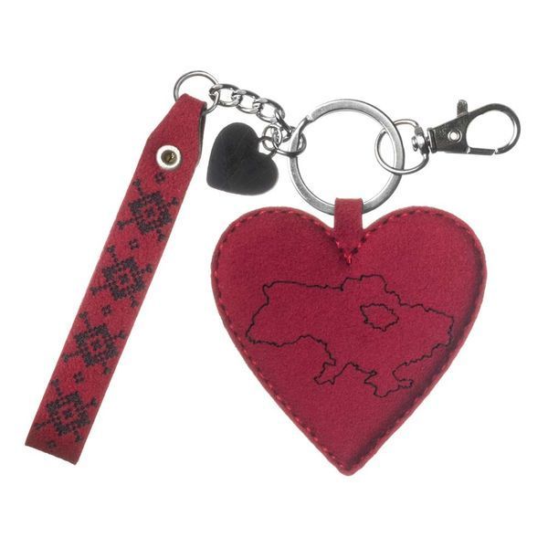 Faux Leather Cross-Stitch Kit &ndash; &ldquo;Bag Charm &ndash; Poltava Region&rdquo; FLHL-151