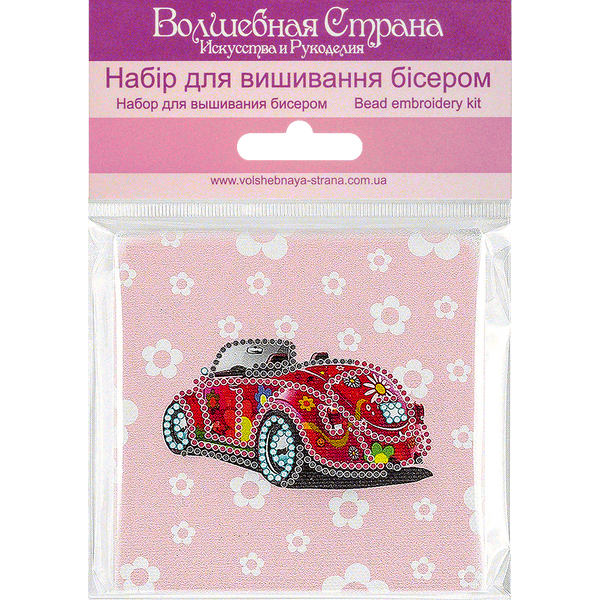 Bead embroidery magnet FLA-137