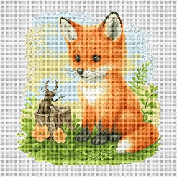 Cross-Stitch Pattern &ndash; "Meeting in the Forest" WLP-059