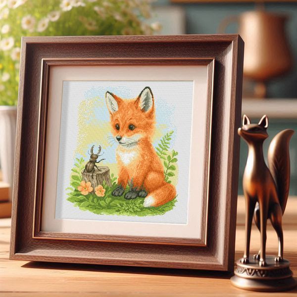 Cross-Stitch Pattern &ndash; "Meeting in the Forest" WLP-059