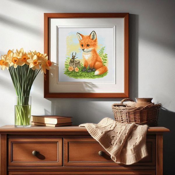 Cross-Stitch Pattern &ndash; "Meeting in the Forest" WLP-059