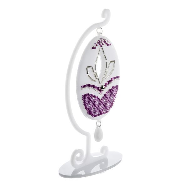 Bead Embroidery Kit (Plastic Base) &ndash; &ldquo;Easter Egg Hanging&rdquo; FLPL-112