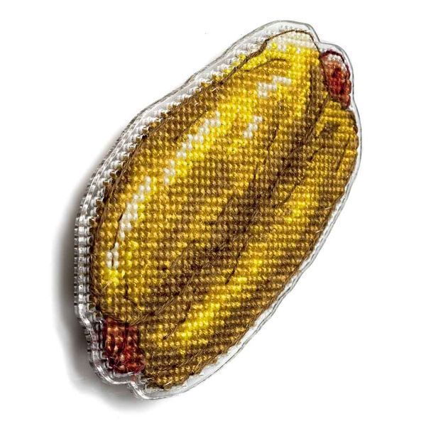 Plastic Cross-Stitch Kit &ndash; "Hot Dog" (Double-Sided) FLX-115
