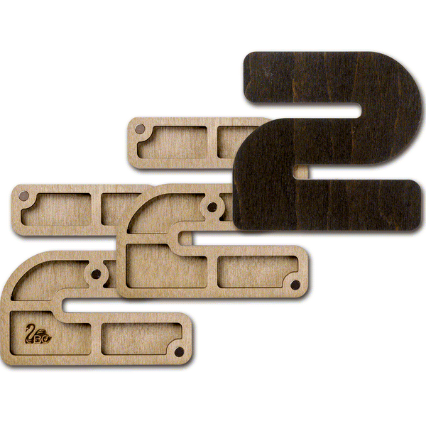 Bead Organizer &ndash; &ldquo;Digit 2 (Numbers and Symbols)&rdquo; FLZB-173(2)