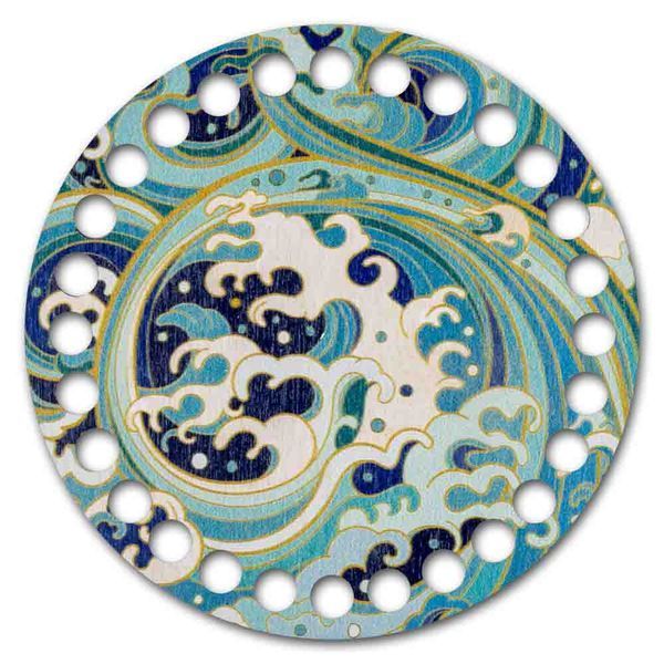 Floss Organizer &ndash; &ldquo;Ocean Wave, Round&rdquo; FLZ(P)-105