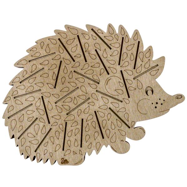 Bobbin Organizer Box &ndash; &ldquo;Light Hedgehog&rdquo; + 26 bobbins FLZB(N)-048