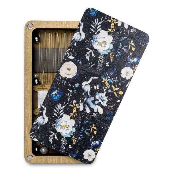 Magnetic Needle Case Large &ndash; &ldquo;Night Flowers&rdquo; FLZB(N)-147
