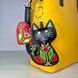Faux Leather Bead Embroidery Kit &ndash; &ldquo;Bag Charm Cat Tenderness&rdquo; FLBB-182 FLBB-182 photo 1