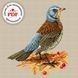Cross-Stitch Pattern &ndash; "Fieldfare in autumn" WLP-045 WLP-045 photo 1