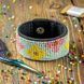 Faux Leather Bead Embroidery Kit &ndash; &ldquo;Bracelet&rdquo; (3 &times; 17 cm) FLBB-105 Black FLBB-105 photo 1